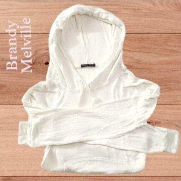 Brandy Melville Cotton Hoodie- One Size - Picture 11 of 11